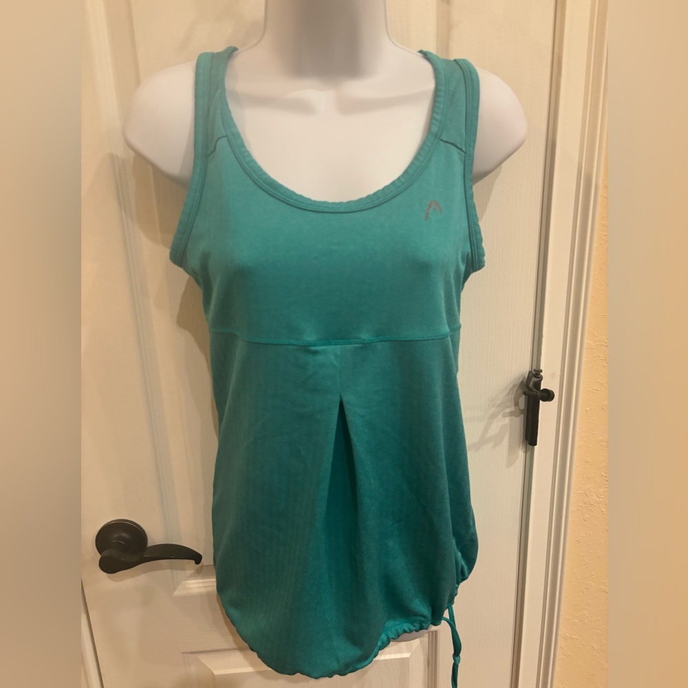 teal Head activewear tank top , size xs